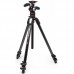 Manfrotto 055 3 Section Carbon Fibre 3-Way Head w/ Quick Release
